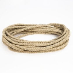 Верёвка джутовая d-8 мм 3-х прядная 10 м